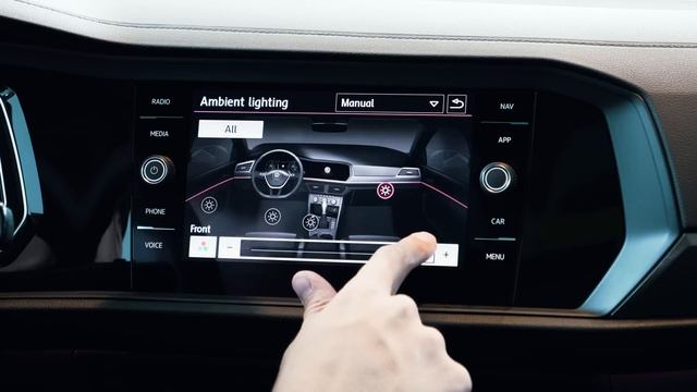 2019 Volkswagen Jetta - 10-color Ambient Interior Lighting Demo