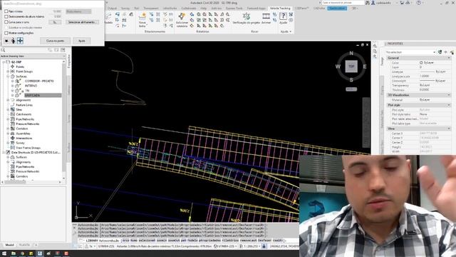 AutoCAD Civil 3D 2020 - Vehicle Tracking (Condução manual) смотреть онлайн
