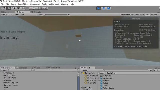 Falling Cubes WIP (Unity) смотреть онлайн