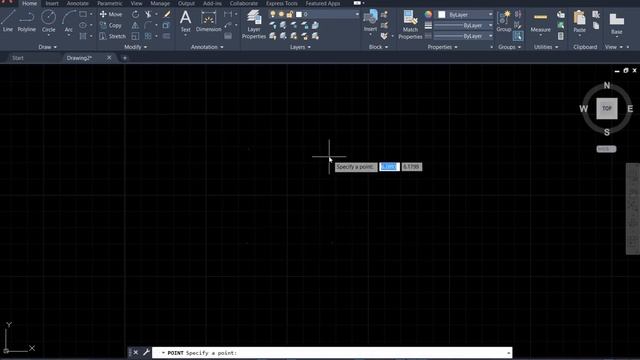 AutoCAD 2021 Tutorial: Dynamic Input and Object Snap: (V) Node object snap смотреть онлайн