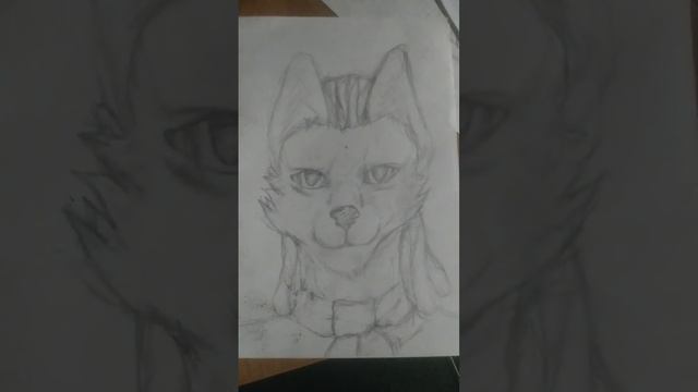 быстрый арт(вот что можно нарисовать за минуту) #арт #скетч #scetch #dnd #tabaxi смотреть онлайн