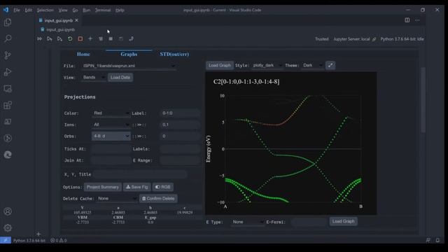 Pivotpy App (Python) based on ipywidgets in VS Code Jupyter | Graphene Plot смотреть онлайн