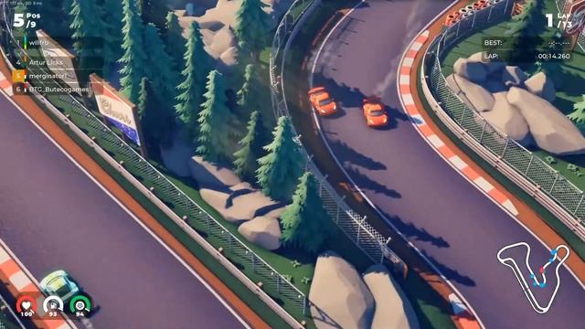 CIRCUIT SUPERSTARS online in a nutshell (early access steam edition) смотреть онлайн