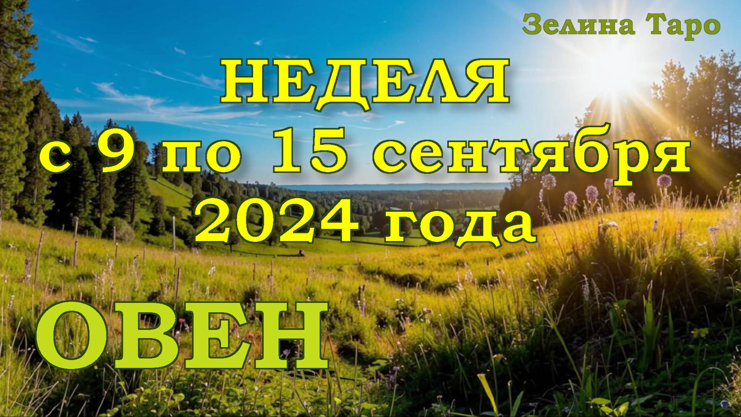 ОВЕН | ТАРО прогноз на неделю с 9 по 15 сентября 2024 года