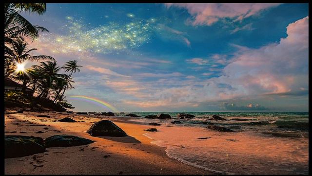 Dream Sound,healing Music,Nature, Mountain, Water, Bird Sound, Wind Sound, Sunshine, Music, Piano