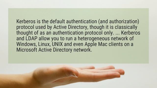 Does Active Directory use LDAP or Kerberos? смотреть онлайн