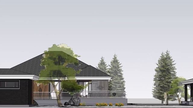 Дизайн фасада дома под Минском смотреть онлайн