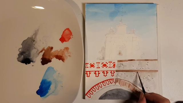 Old Bell in San Juan Puerto Rico / Watercolor tutorial / how to paint a bell using watercolors смотреть онлайн
