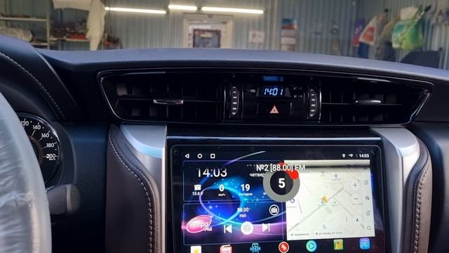 Ужасная установка в TOYOTA Fortuner автомагнитолы Redpower. Как не надо делать! или надо?) смотреть онлайн