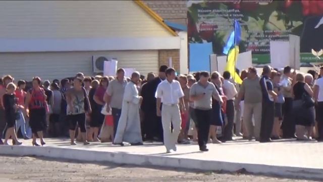пгт Веселое,Запорожской обл. "Марш Мира" 2014 г смотреть онлайн