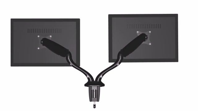 Gas Spring Dual LCD Desk Monitor Mount Arms - |Texonic Model QX20| смотреть онлайн