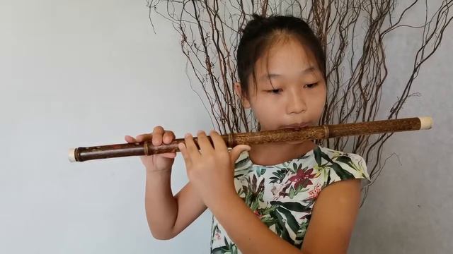 D key dizi exercise twelve-Double tonguing 竹笛练习曲十二-双吐（notation in comment） @Dan Tang смотреть онлайн