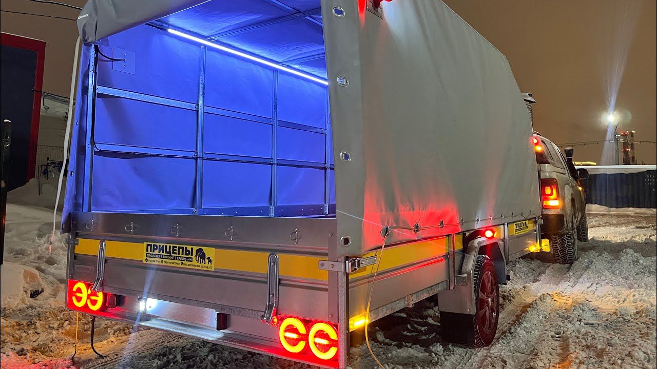 Доработанный легковой прицеп ЛАВ 81012С смотреть онлайн