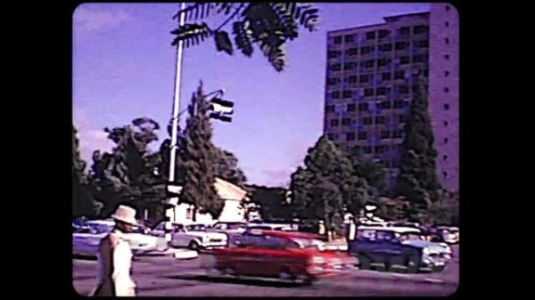 Harare - Rhodesia 1968 archive footage