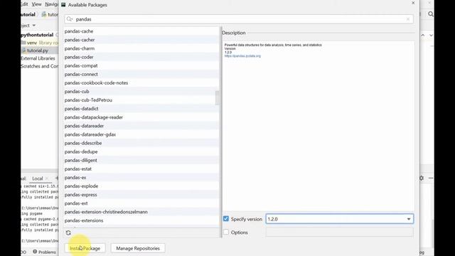 PyCharm Tutorial - Install, and Uninstall Python Packages in PyCharm + examples with Pygame, IAPWS смотреть онлайн