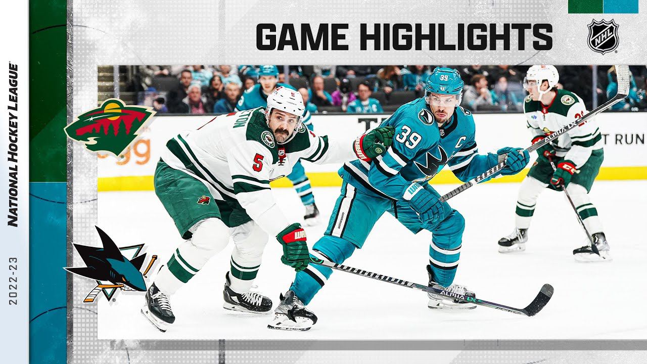 Уайлд - Шаркс  12/22 | Самые яркие матчи НХЛ 2022