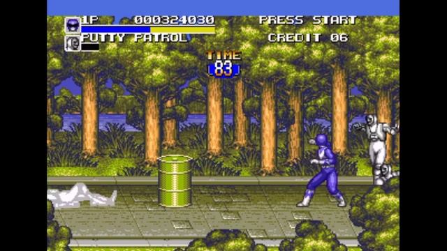 Sega Mega Drive 2 (Smd) 16-bit Mighty Morphin Power Rangers The Movie Stage 3