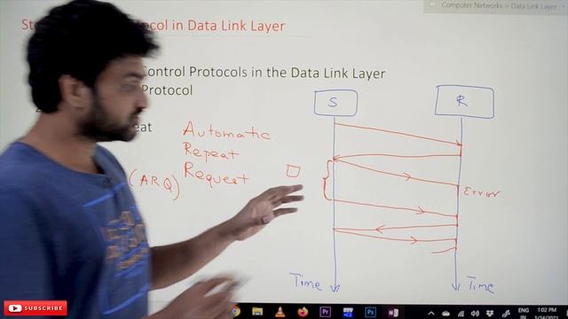 Stop and Wait Protocol in Data Link Layer || Lesson 22 || Computer Networks || Learning Monkey || смотреть онлайн