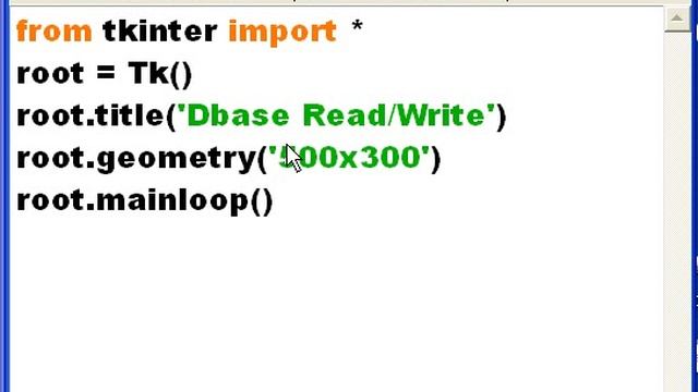 Python Step01 GUI Dbase Iface - Create the Frame, Backdrop смотреть онлайн