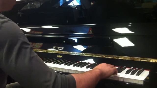 Ryan Chadwick Playing Petrof Piano