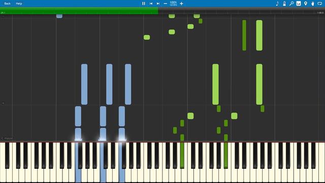 X-Men 90's Cartoon Theme Song - Synthesia Piano Tutorial смотреть онлайн
