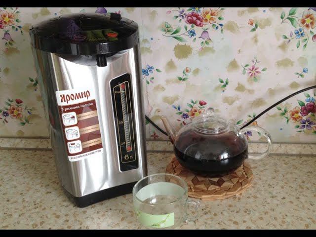 Ремонт термопота. Замена термопредохранителя смотреть онлайн