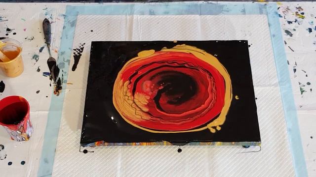 #449 "Inferno" My Best Ever Metallic Gold Pearl Pour смотреть онлайн