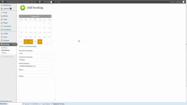Word Press Booking Calendar смотреть онлайн
