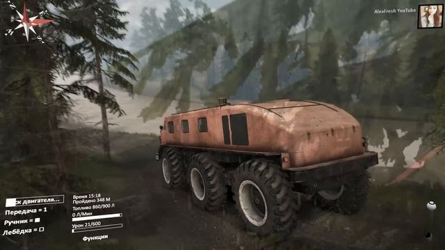 SpinTires - Новое DLC Canyons - Каньон #1 смотреть онлайн