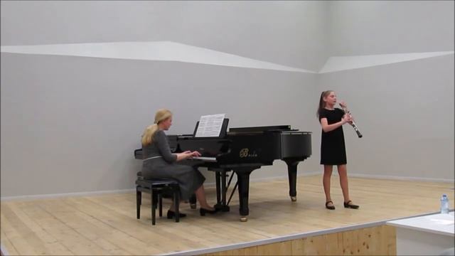 Ж.Б Лойе "Соната до мажор 2часть Allegro" смотреть онлайн