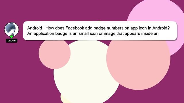 Android : How does Facebook add badge numbers on app icon in Android? смотреть онлайн
