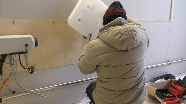 Устанавливаю китайскую вебасту в гараж! смотреть онлайн