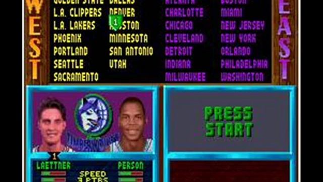 NBA JAM - Team Select (SNES) смотреть онлайн