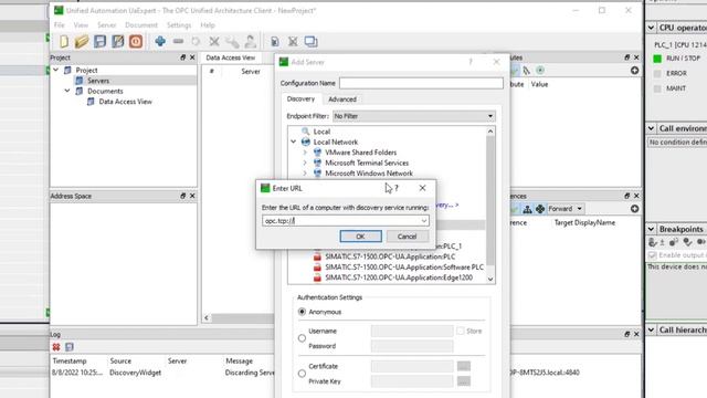 Setting up the OPC UA Server Interface on S7-1200 PLC using TIA Portal and Testing with UA Expert смотреть онлайн