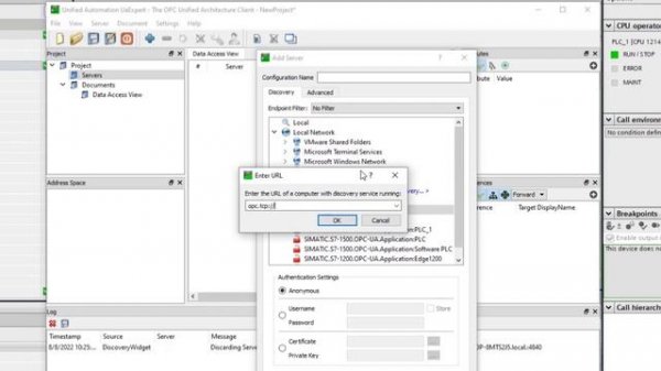 Setting up the OPC UA Server Interface on S7-1200 PLC using TIA Portal and Testing with UA Expert