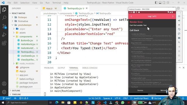 11.1 Text Input (Text Box) in React Native Expo Go | Dr Vipin Classes смотреть онлайн