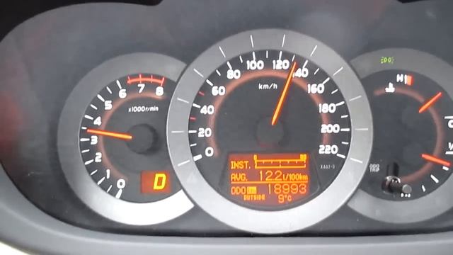 Elastyczność przyspieszenie TOYOTA RAV4 2.0 4WD 158hp 2011 Accelerate смотреть онлайн