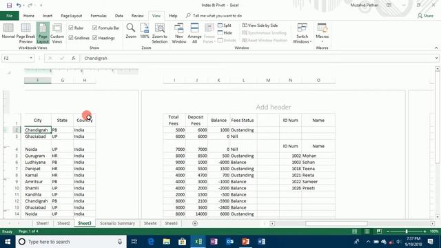 MS-Excel 2013 Review & View Part 6 смотреть онлайн