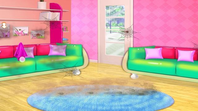 House Cleaning - Home Cleanup Girls Game Walkthrough All Rooms Cleaned