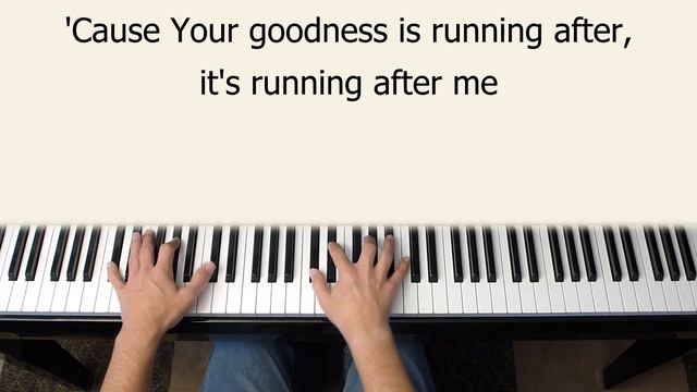 Goodness of God - piano instrumental cover with lyrics смотреть онлайн