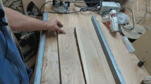 Как откалибровать и прифуговать заготовки под склейку фрезером. Фреза из Китая