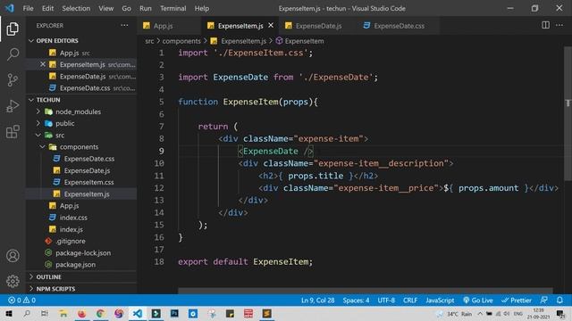 React JS - React Tutorial for Beginners in Hindi [Part-9] : Multiple Component in React смотреть онлайн