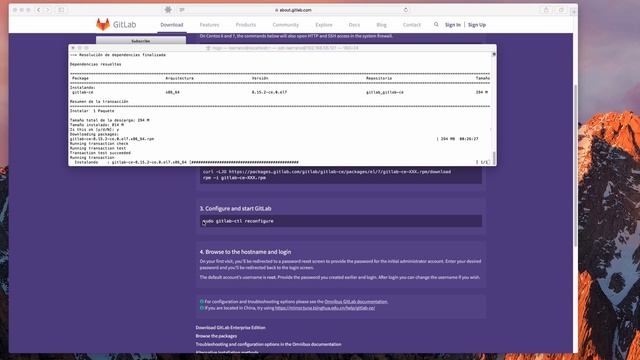 GitLab #1 Instalación y primer vistazo, en Español смотреть онлайн