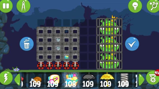 Bad Piggies - INTERESTING WAY TO RESCUE KING PIG! FUN! смотреть онлайн