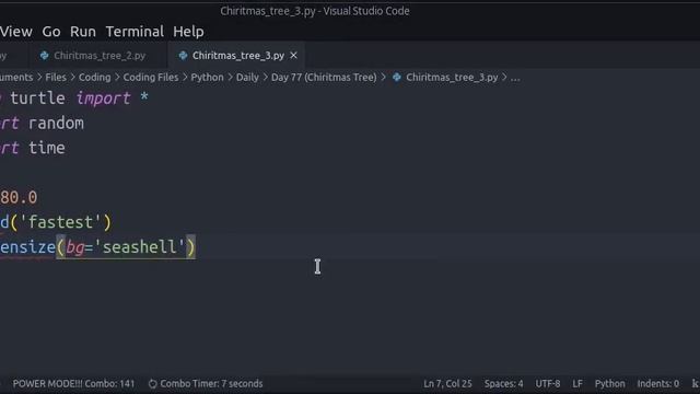 Using Python draw a Christmas tree смотреть онлайн