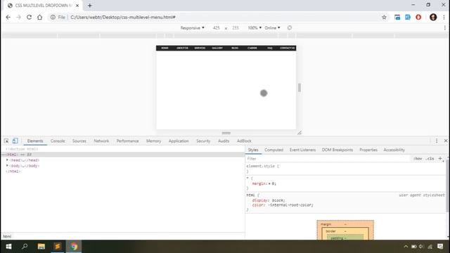 Responsive Multilevel Dropdown Menu With HTML And CSS #webtrickshome смотреть онлайн