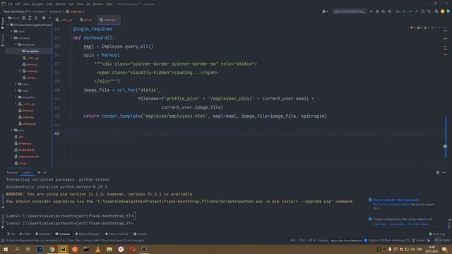 Flask-bootstrap - изучаем внутренности модуля/ создаем простое приложение на flask смотреть онлайн