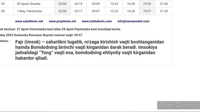 RAMAZON TAQVIMI 2022, КРАСНОДАР ОБЛАСТЬ смотреть онлайн