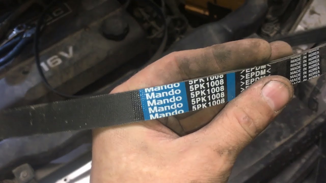 Как заменить ремень генератора Daewoo Nexia смотреть онлайн