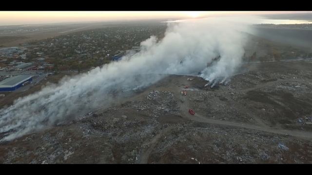 Пожар на свалке Таганрога смотреть онлайн